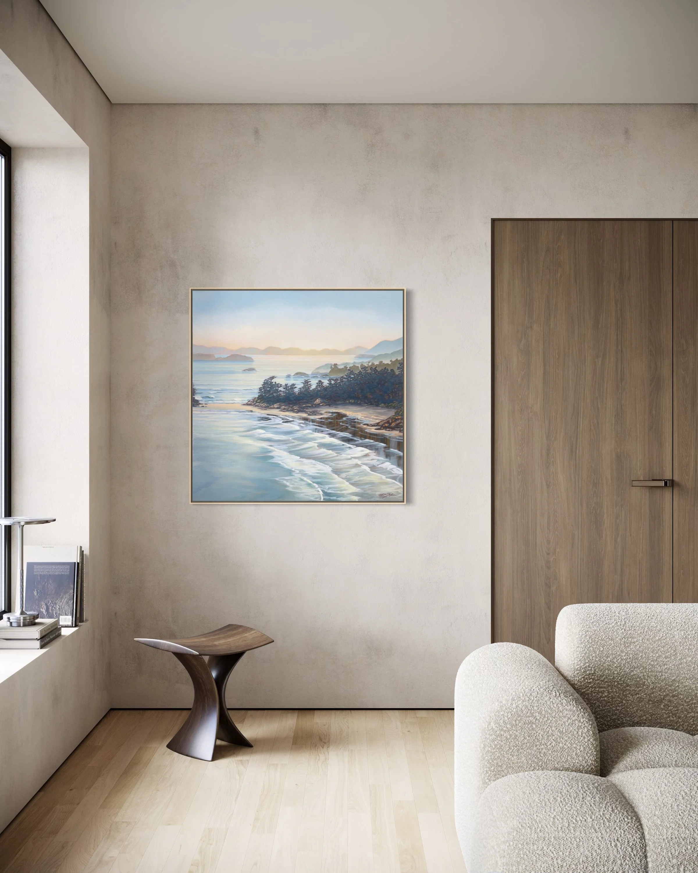 what a wonderful world white oak frame insitu.jpg