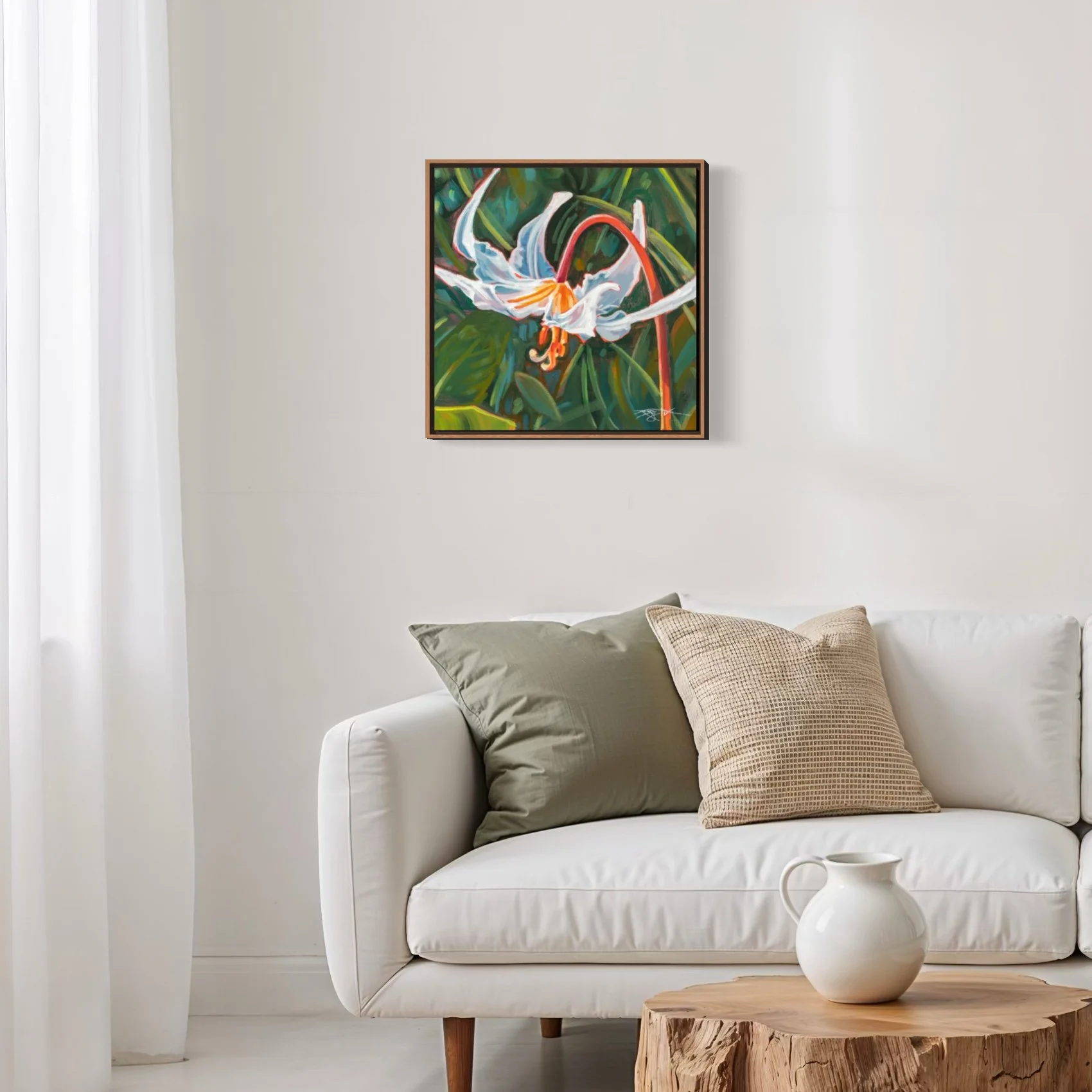 fawn lily white couch walnut frame insitu.jpg