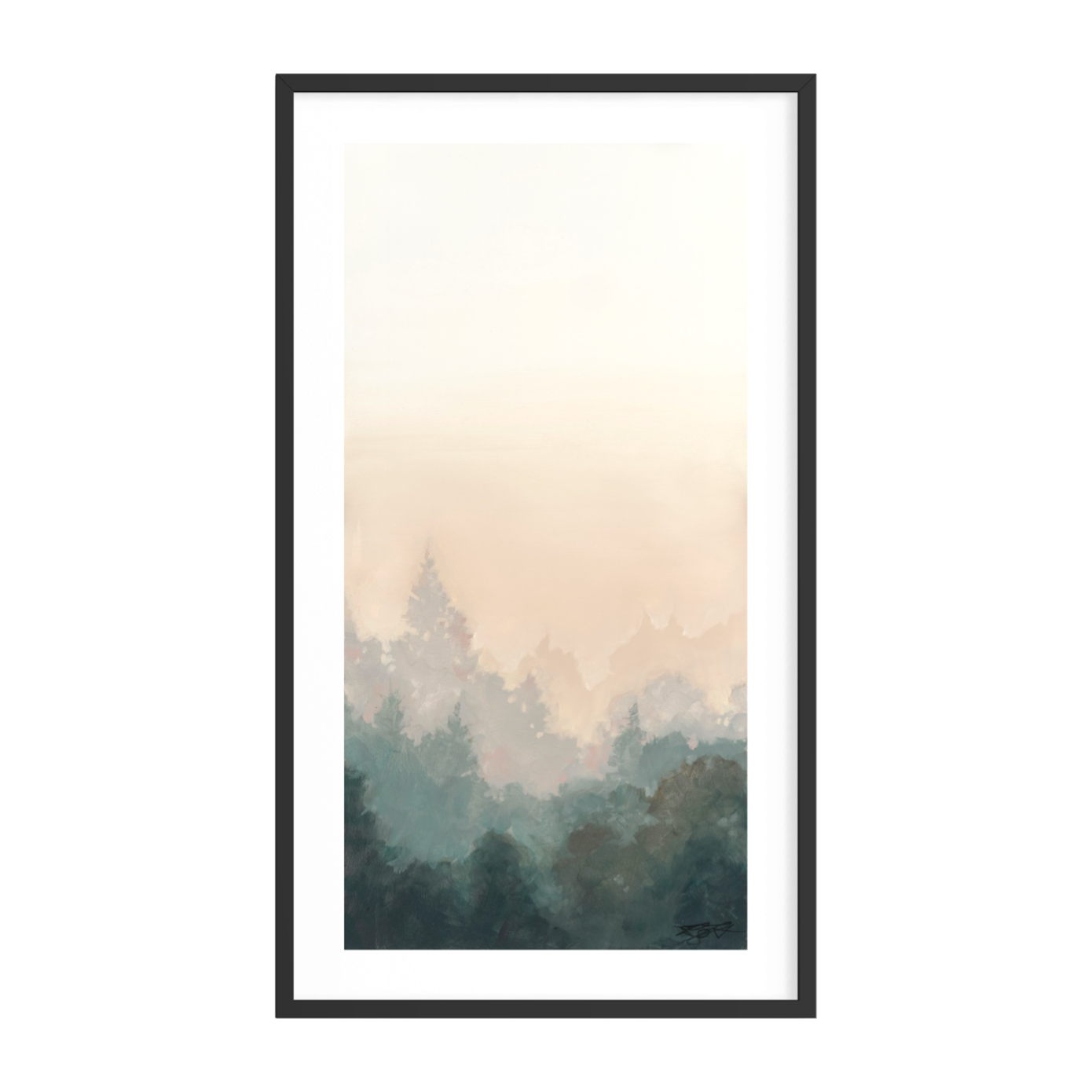 Lace west coast paper print by ronei framed full repro.png