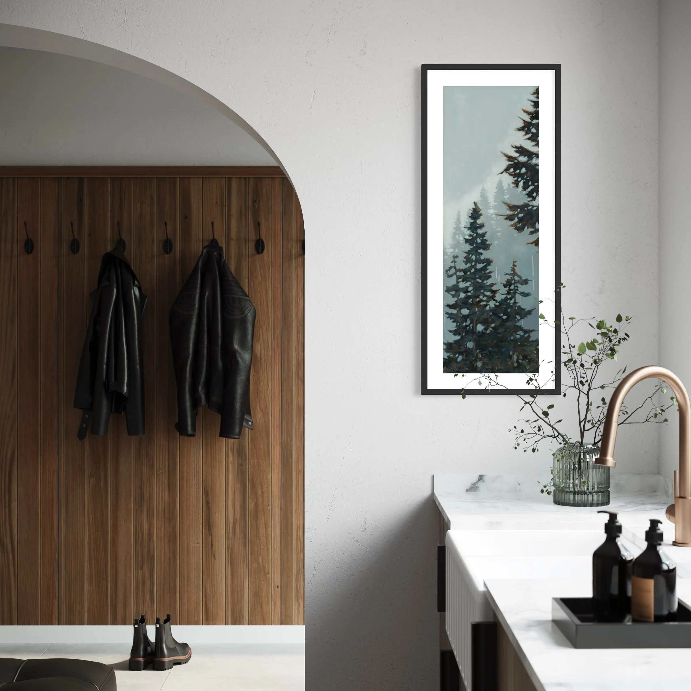 cathedral west coast art by ronei paper print insitu repro.jpg