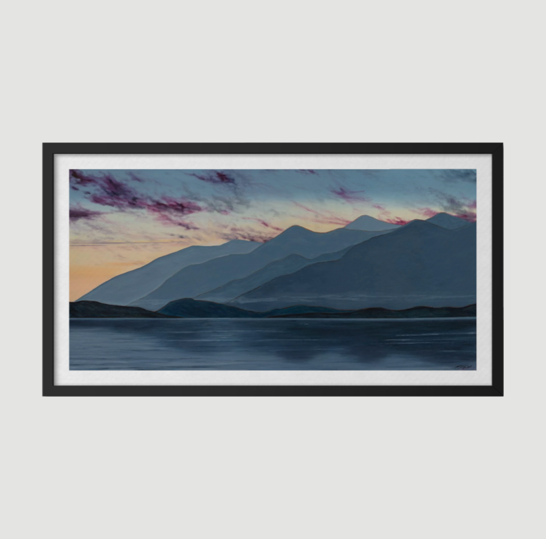 ametyst twilight paper print west coast art frame.png