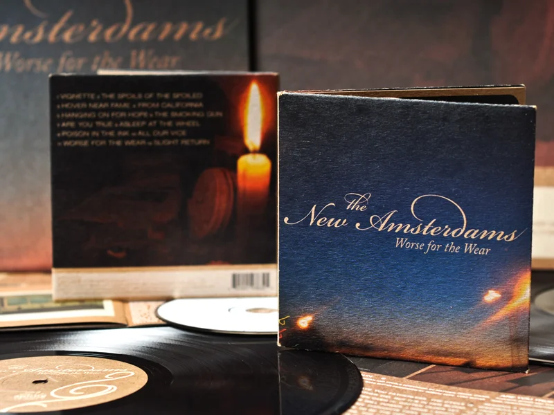 the new amsterdams - worse for the wear album packaging — Black 