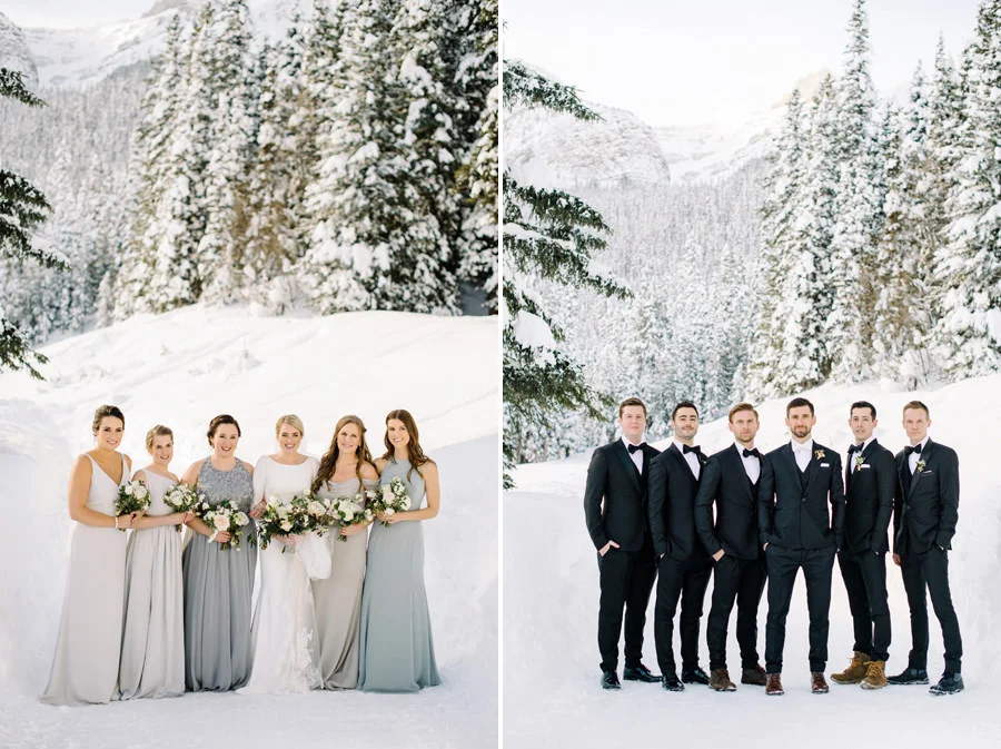 Beautiful Winter Wedding at Fairmont Chateau Lake Louse