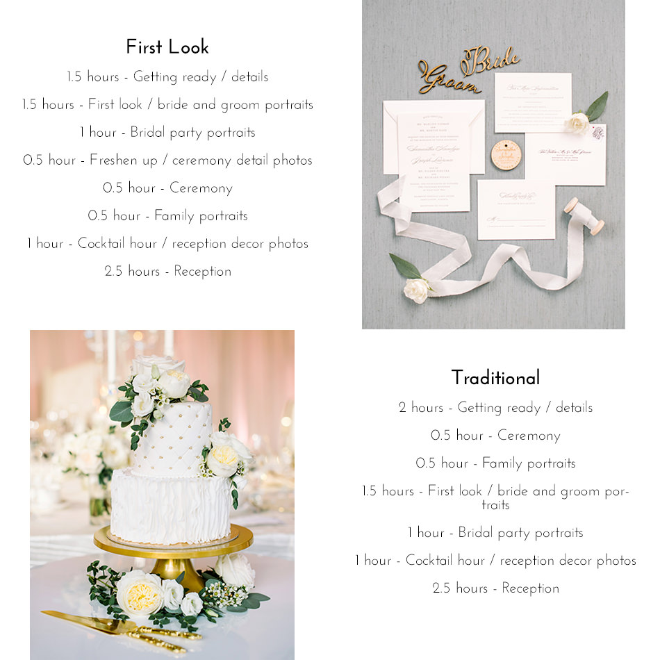 Wedding Day Time-Line