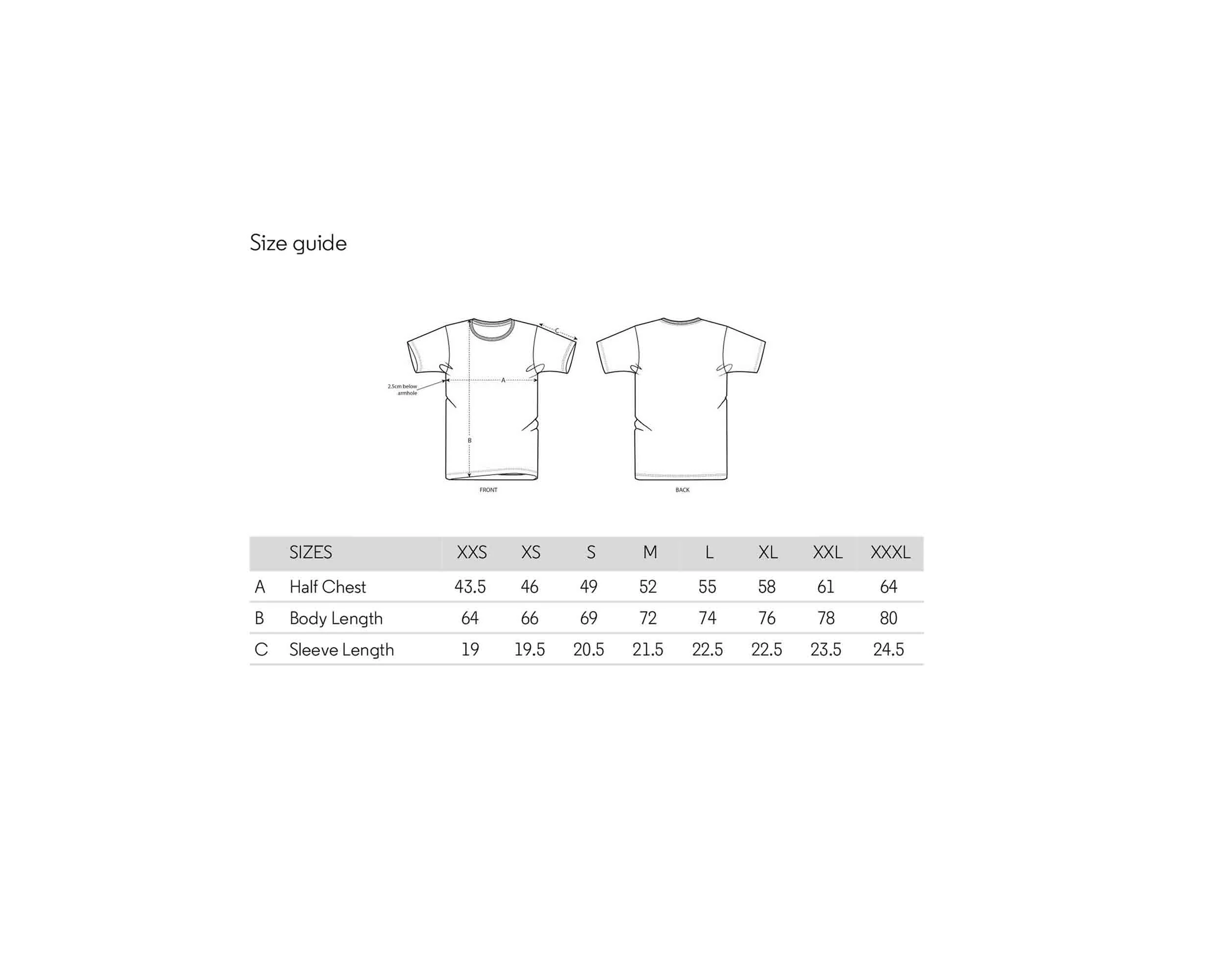 Size Guide