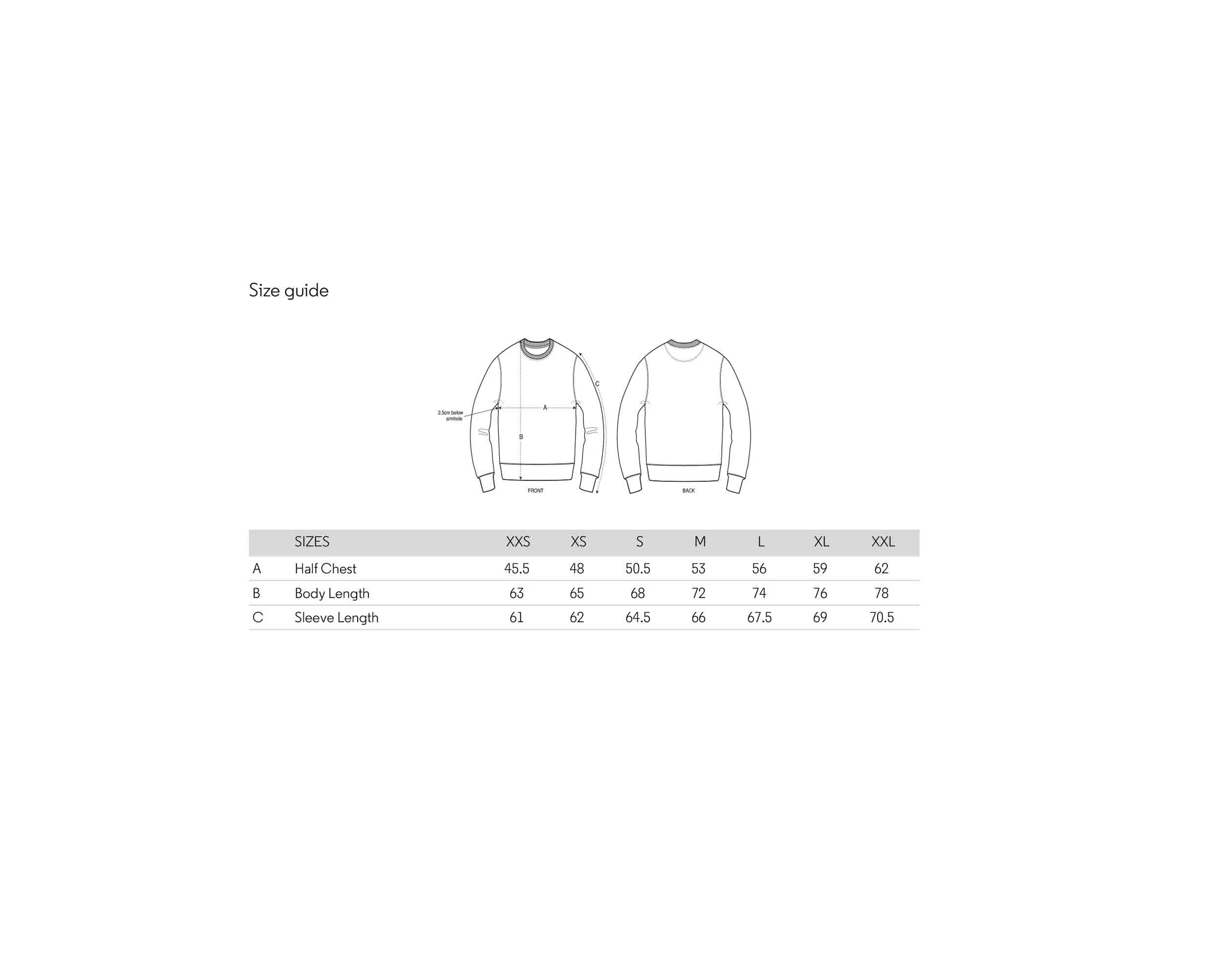 Size Guide