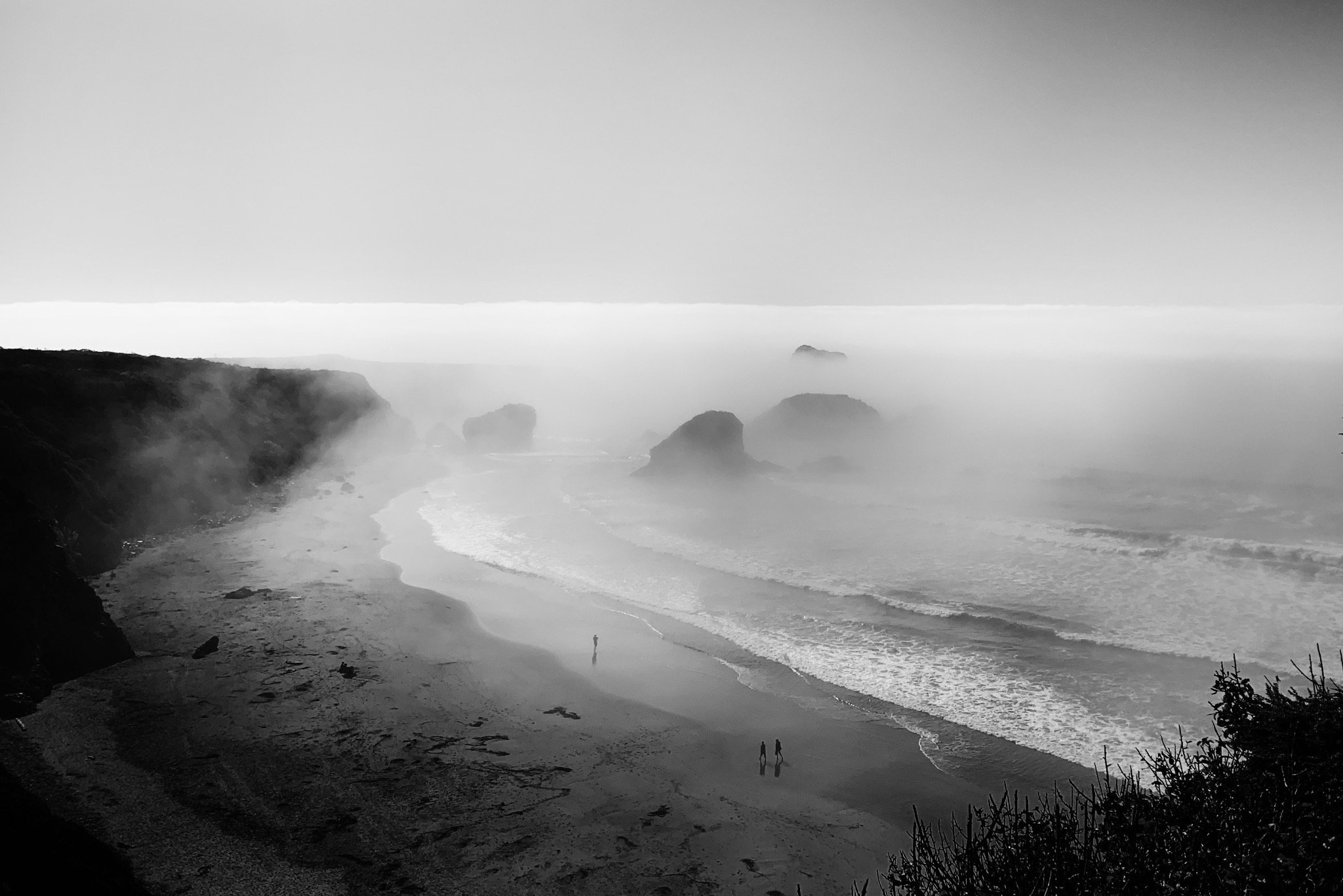 "To Lead One Must Follow" Landscape Print