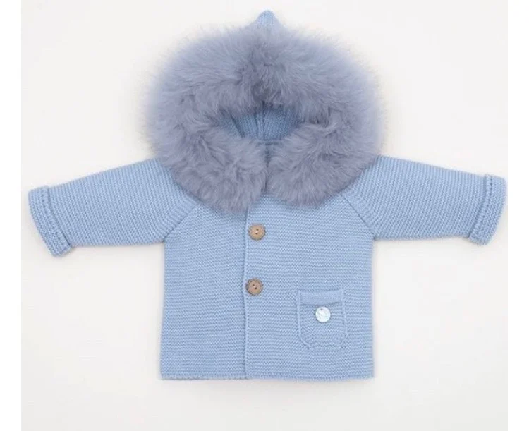 Fur Collar Pangasa Faux Fur Jacket Blue Pangasa Fur Jacket Hat