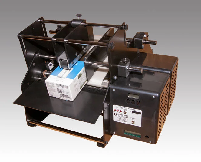 Dispensa-Matic Flat Surface Square Label Applicator — 408-805-1904