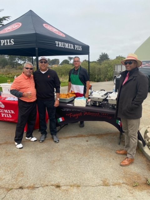  Jerry Carpenella (Fuget About It) and Trumer Pils fuel the golfers 