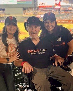 George Brokenshire with daughter Aimee, and wife Rosa