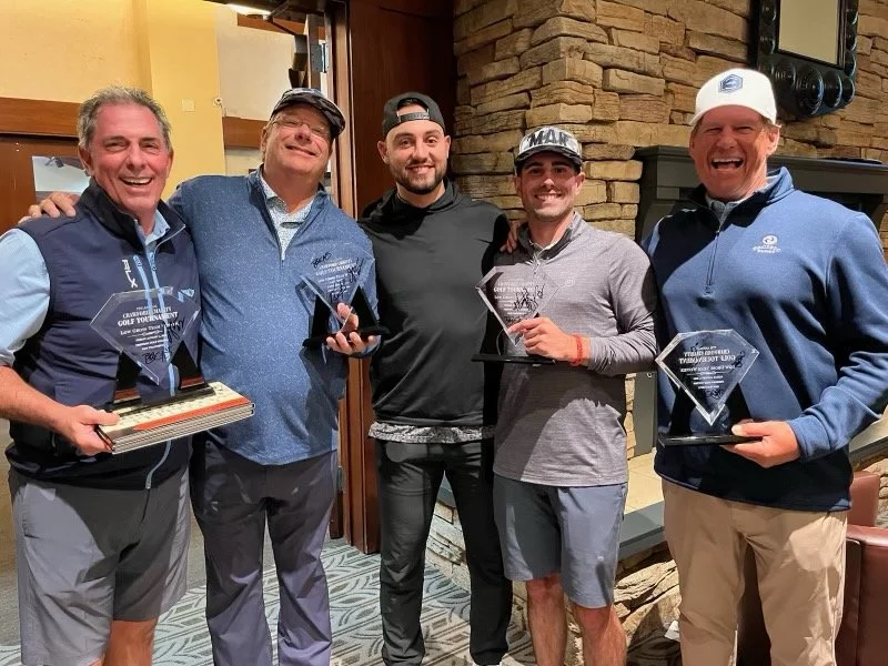 Low Gross Winning Team Brad And Michael Rocca Nate Deaton and Eric Arnold 