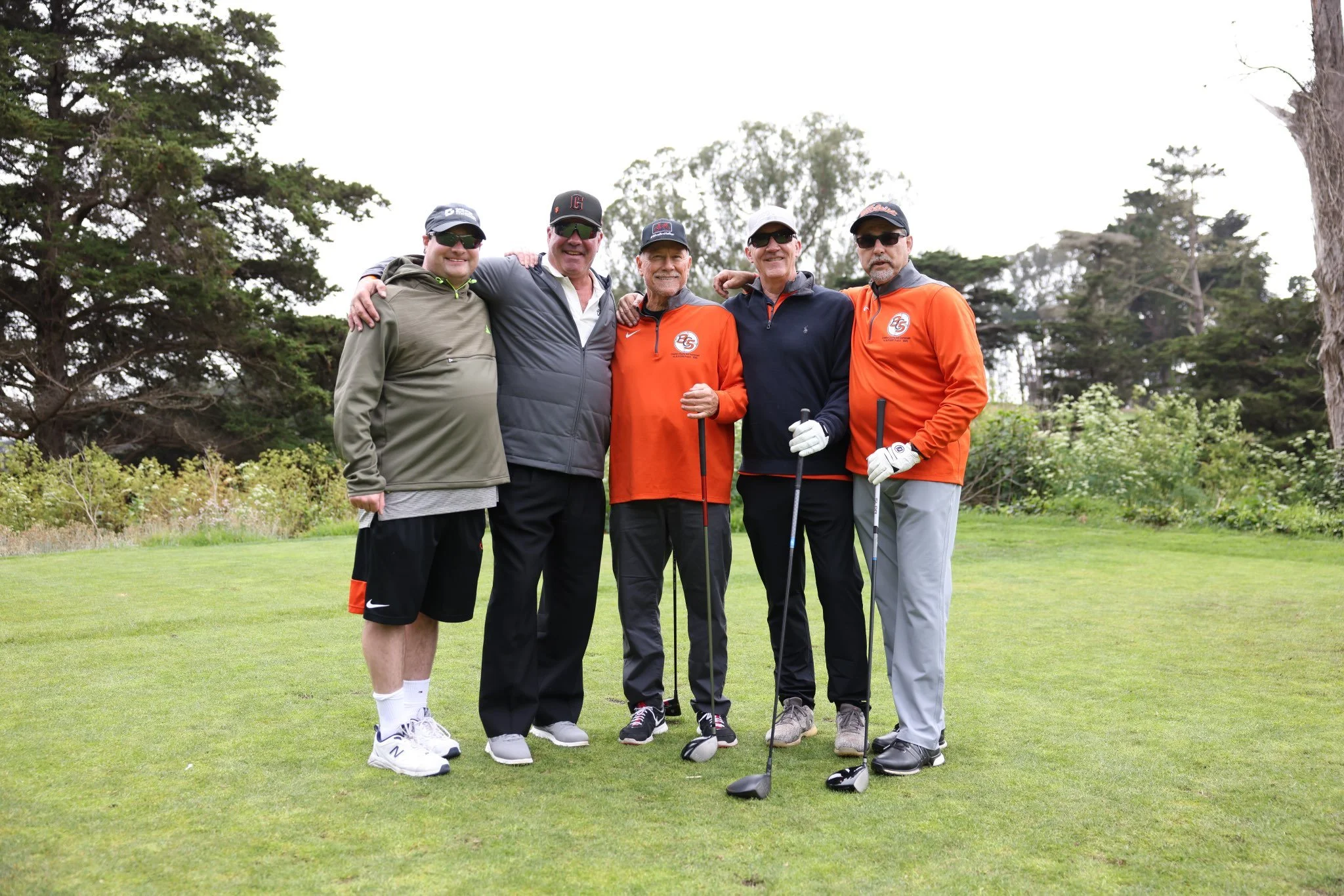 Low Net Winning Team John Chovanec Phil Dalton Will And Trey Clark with Mike Crawford 