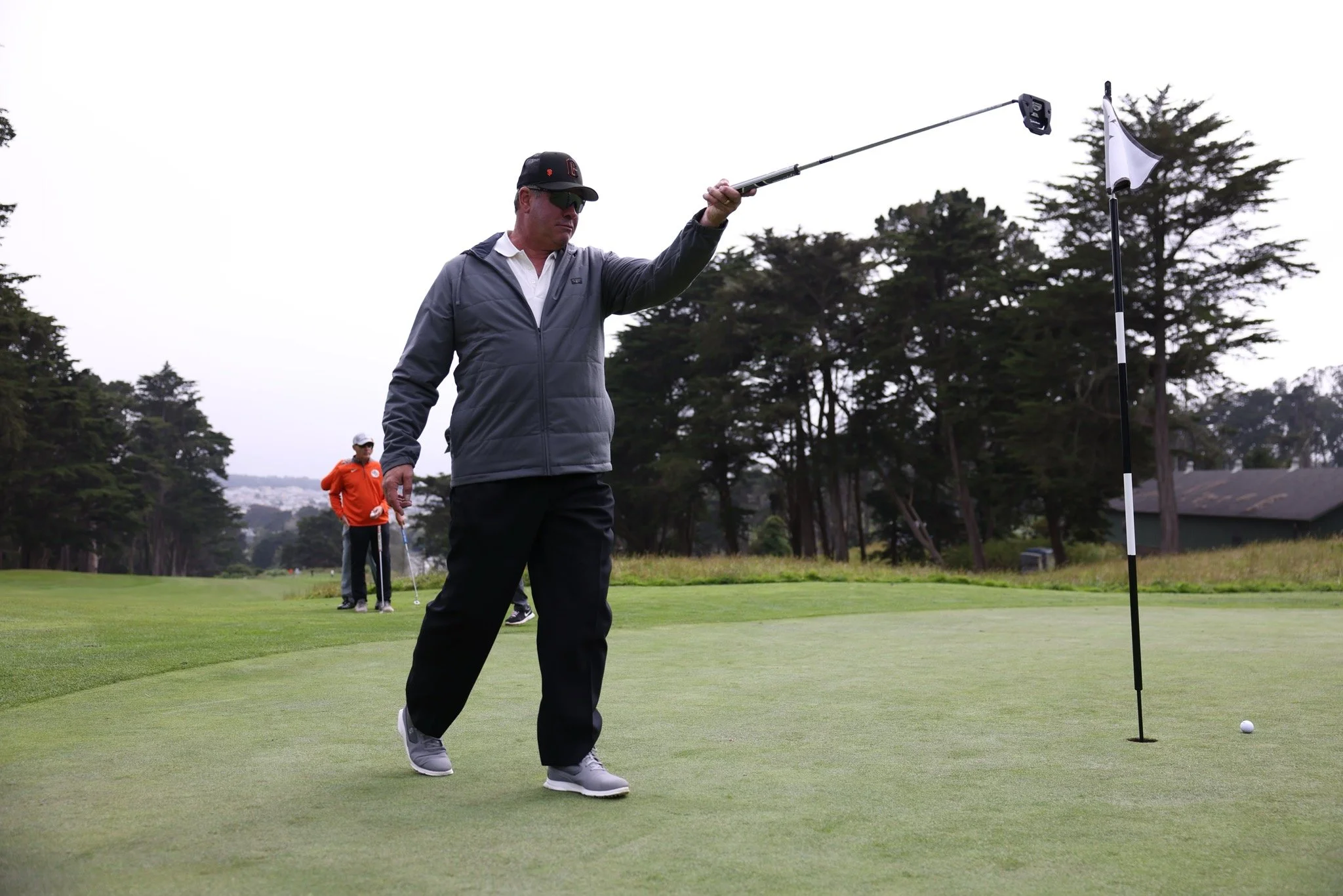 Will Clark on the green at the Presidio 
