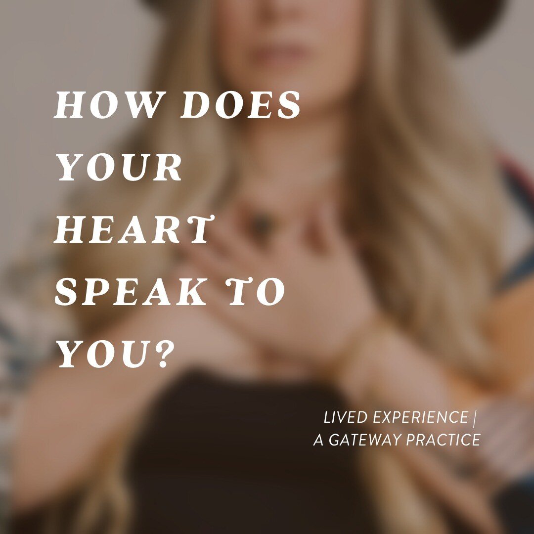 In the lead up to the launch of HEARTSPEAK (Nov 7th), a 6-week breathwork and embodiment experience where we learn how to tune into the wisdom of our intuitive heart, I am sharing daily Heart gateways or portals into the heart via my email. Here is w