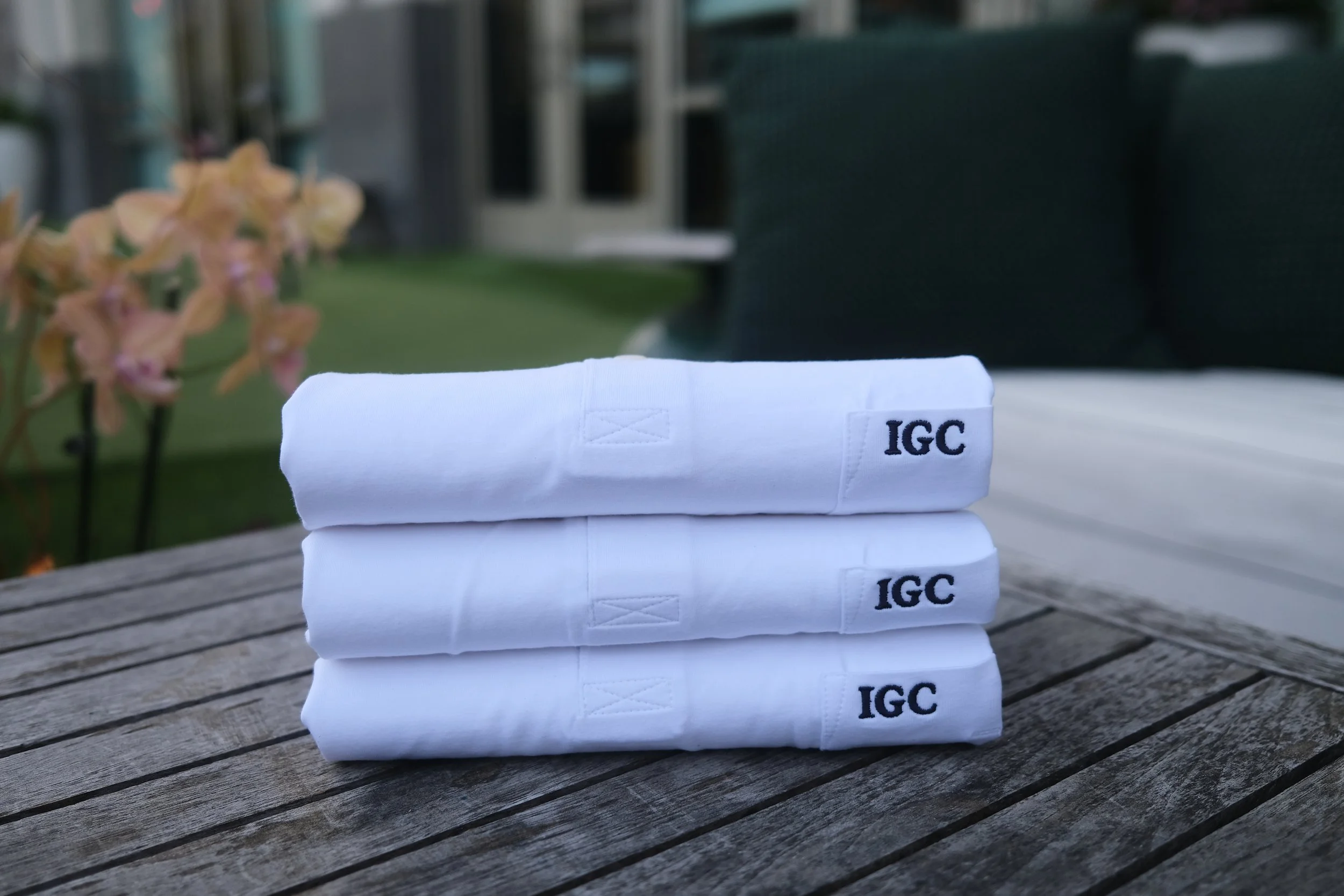 IGC B. Draddy Pocket Polo White