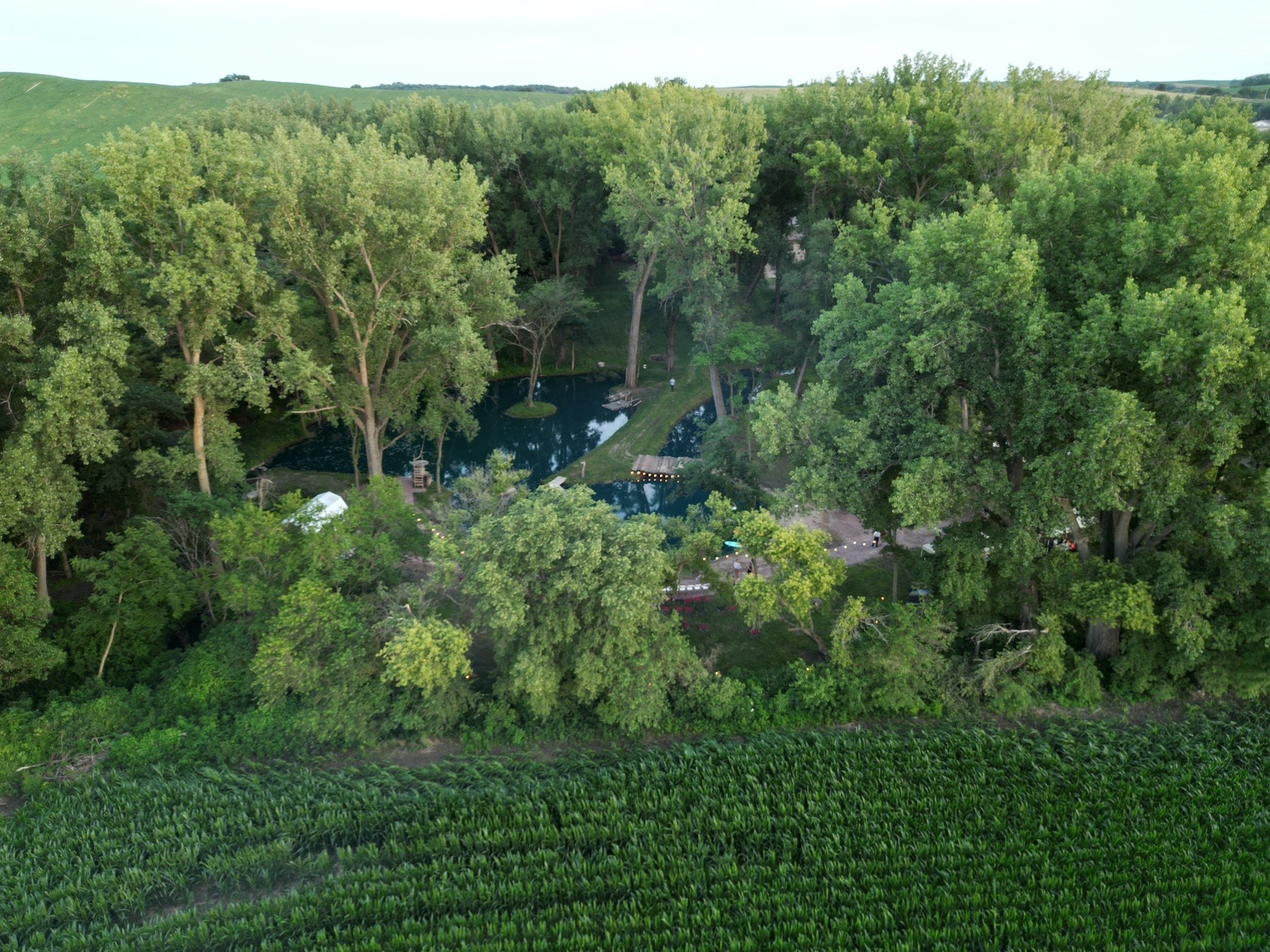 Ariel View of the Property