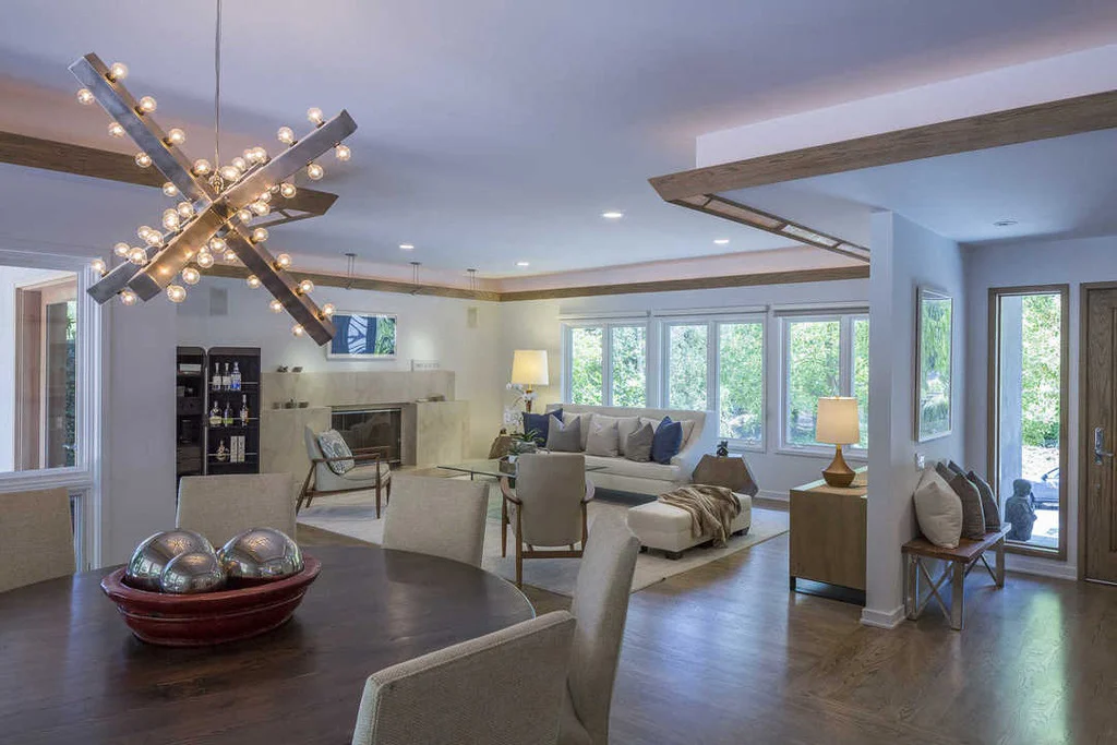 DIning Area & Living Room
