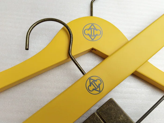 Top Hangers in Saffron w/ Bronze