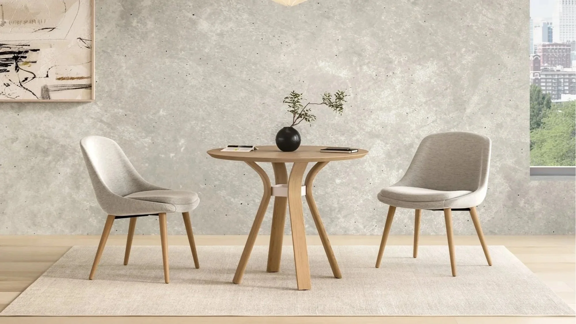 Lineup Round Meeting Table  (chairs not ours)
