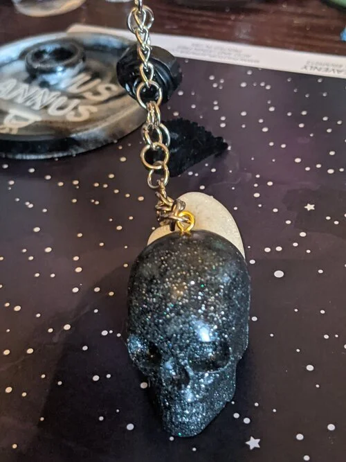 Custom Resin Skull Keychains