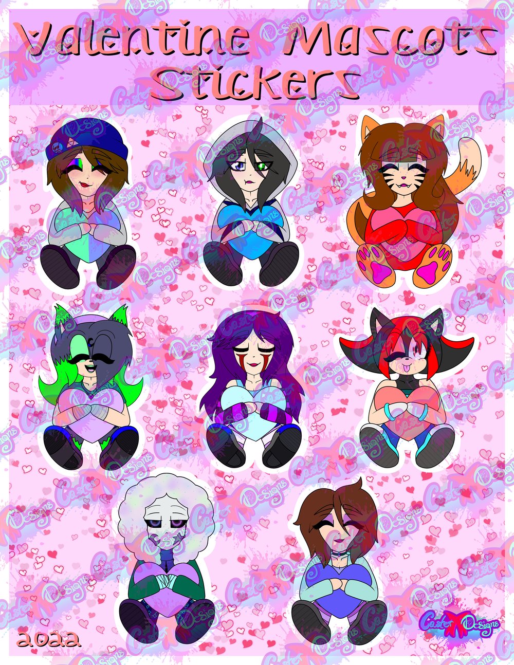 Undertale Stickers — CasterXDesigns