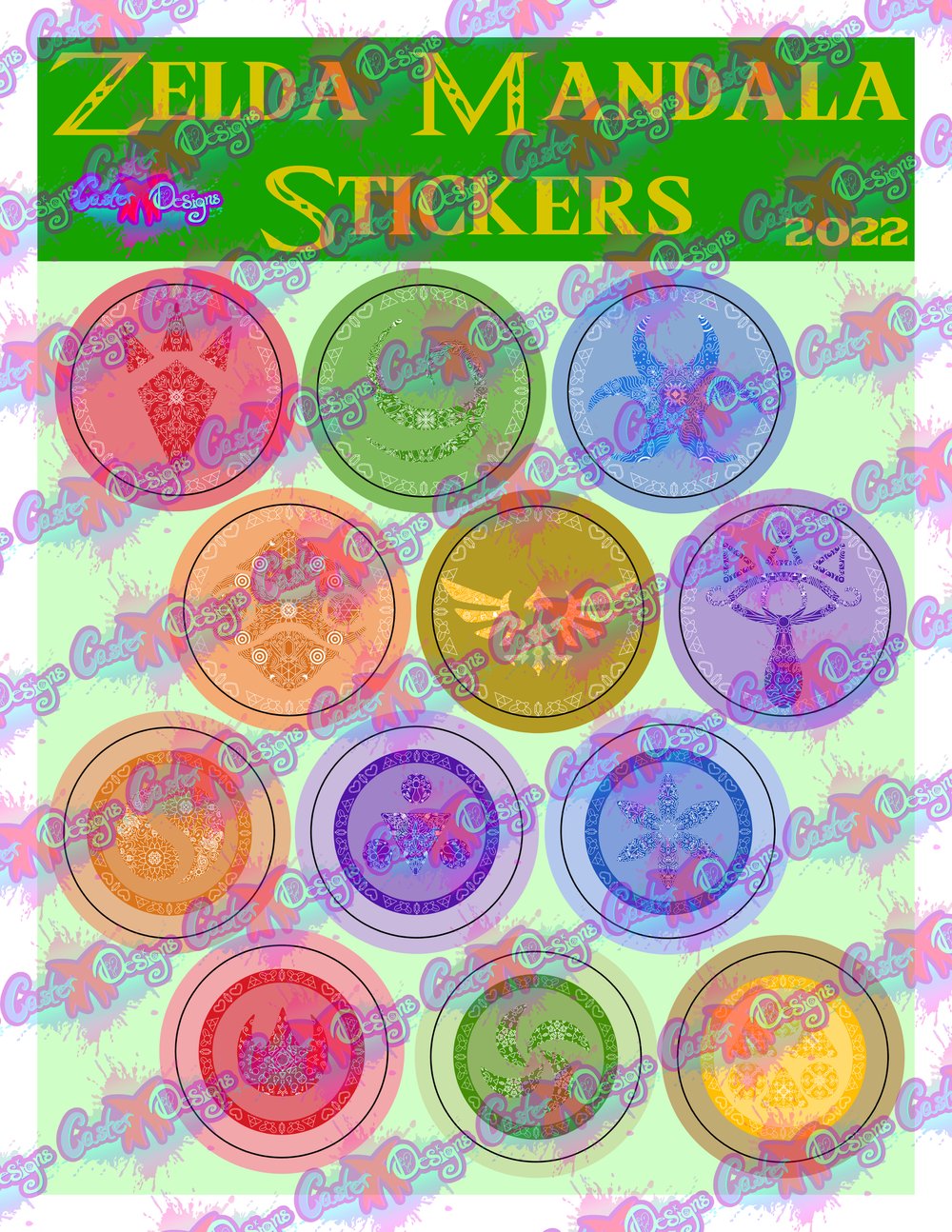 Undertale Stickers — CasterXDesigns