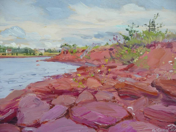 Red Boulders