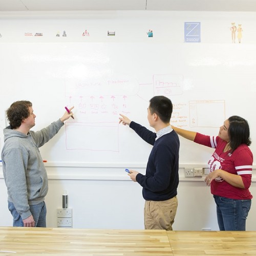 Smarter Surfaces Dry Erase Wallcovering — Enscribe, Magnetic Glass Writing  Boards, Whiteboards