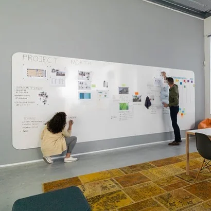 Visualise your plans, ideas and projects on this unique whiteboard wall.  Chameleon VisuWall - available in 3 sizes. 
Enscribe.com.au
#visuwall #communication #visualcommunication #enscribe #envoy #kanban #noticeboards #whiteboard #magneticsurface #collaboration #innovation #melbournelife #sydneylife #architects #whiteboardwalls