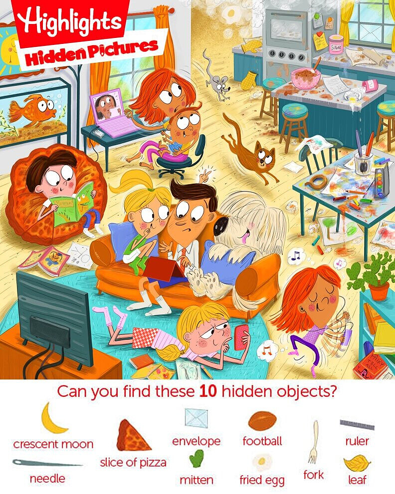 Something New! Highlights Puzzle--Check-Double-Check — Paula J. Becker --  Illustrator