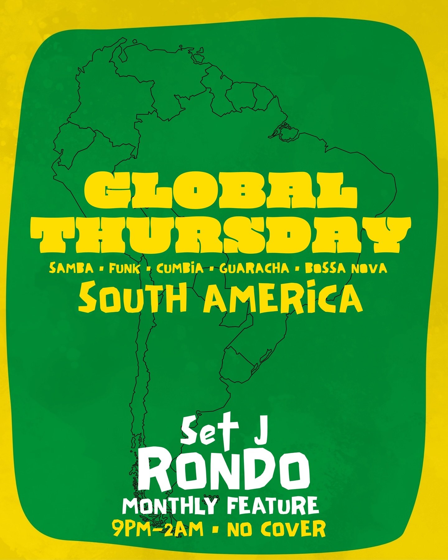Not a bad way to announce your residency @rondo_dj 
South America monthly feature THIS Thursday 🌎 🥁