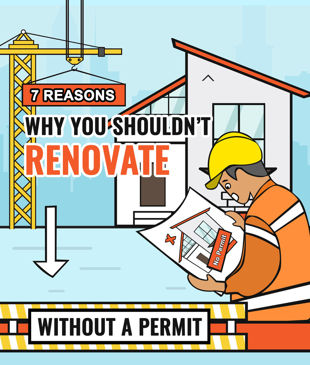 Renovating Without A Permit Here Are 7 Reasons Why It S Big No Justin Taylor - What Happens If You Build A Bathroom Without Permit