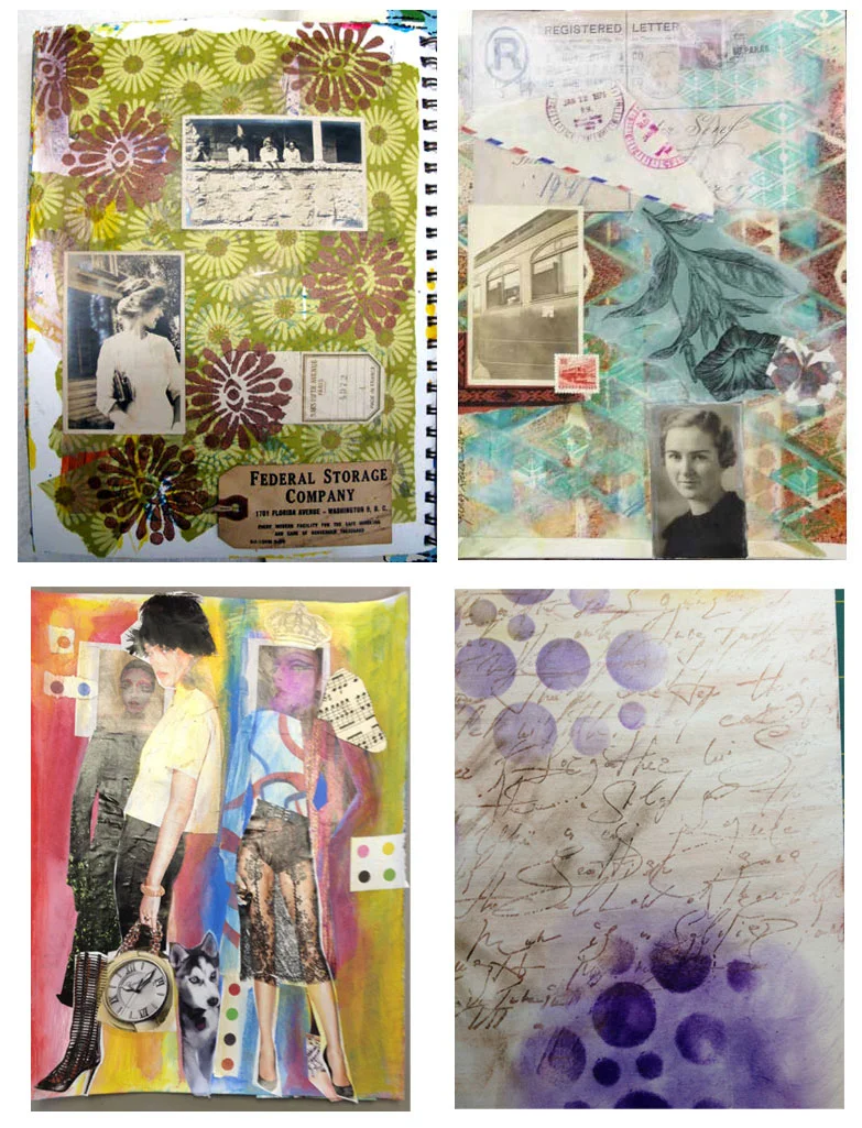 JOURNAL - LEARN TO CREATE YOUR OWN UTILIZING KNOWN AND NEW TECHNIQUES INCORPORATING FOUND OBJECTS FROM YOUR EXCURSIONS