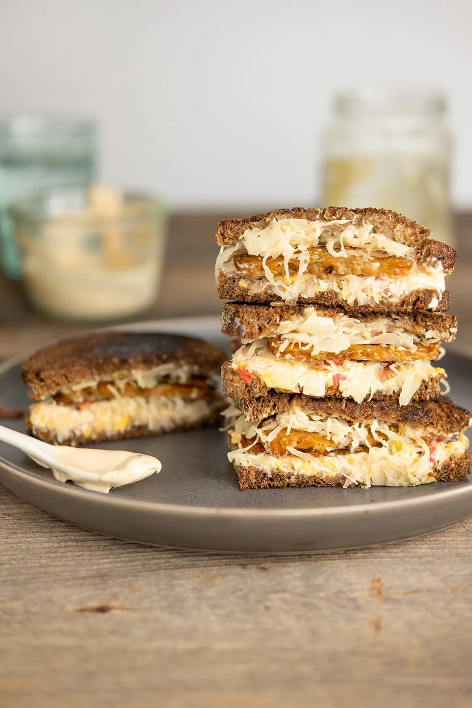 Pimento Cheese Vegetarian Reuben