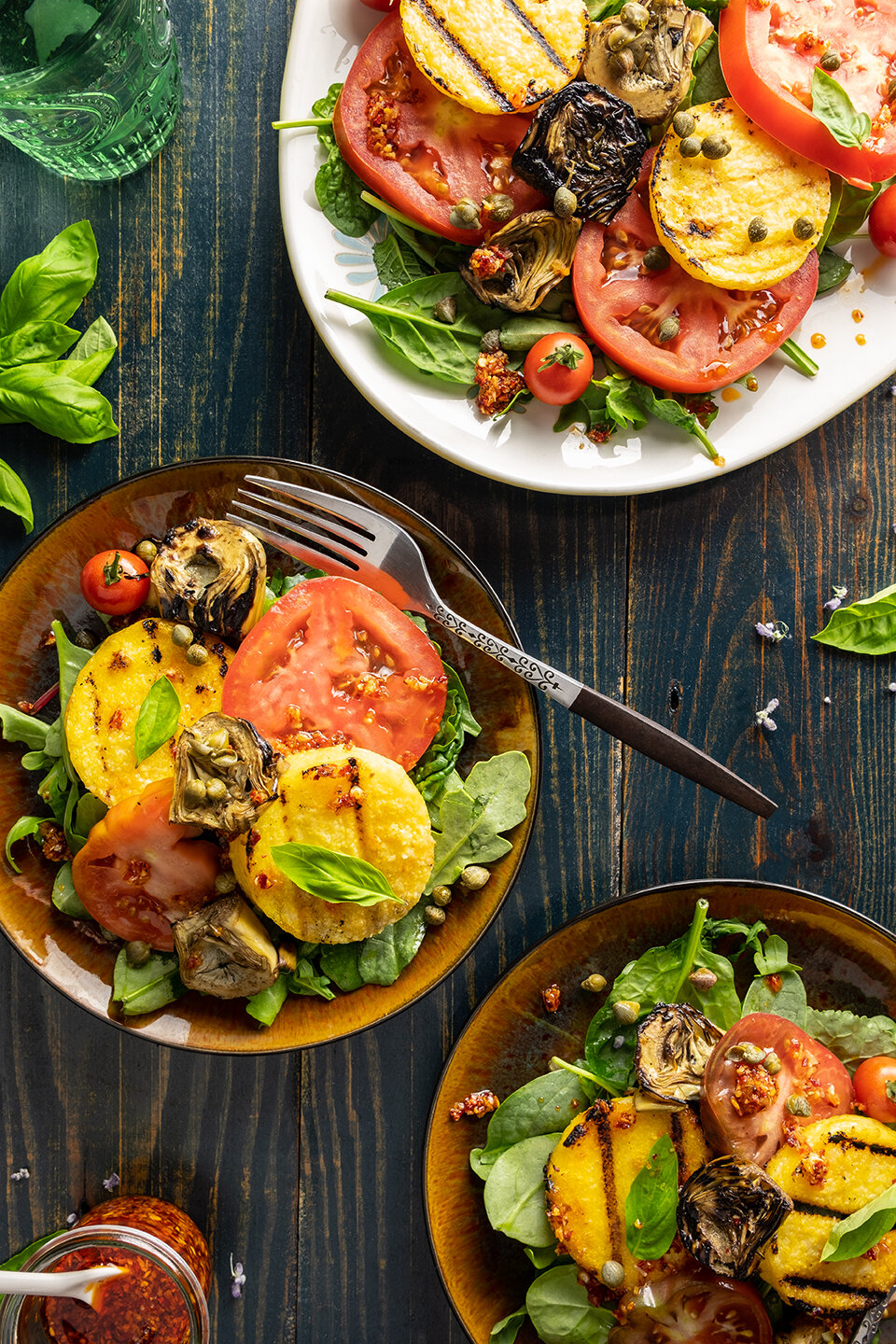 JodiLoves_Tomato-and-Polenta-Summer-Salad-Tomatoes-Twp-Plates.jpg