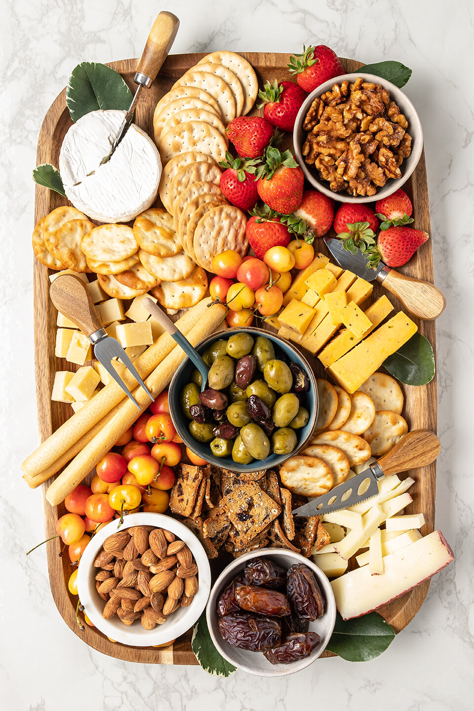 Trader Joe's Cheese and Charcuterie Board - The BakerMama