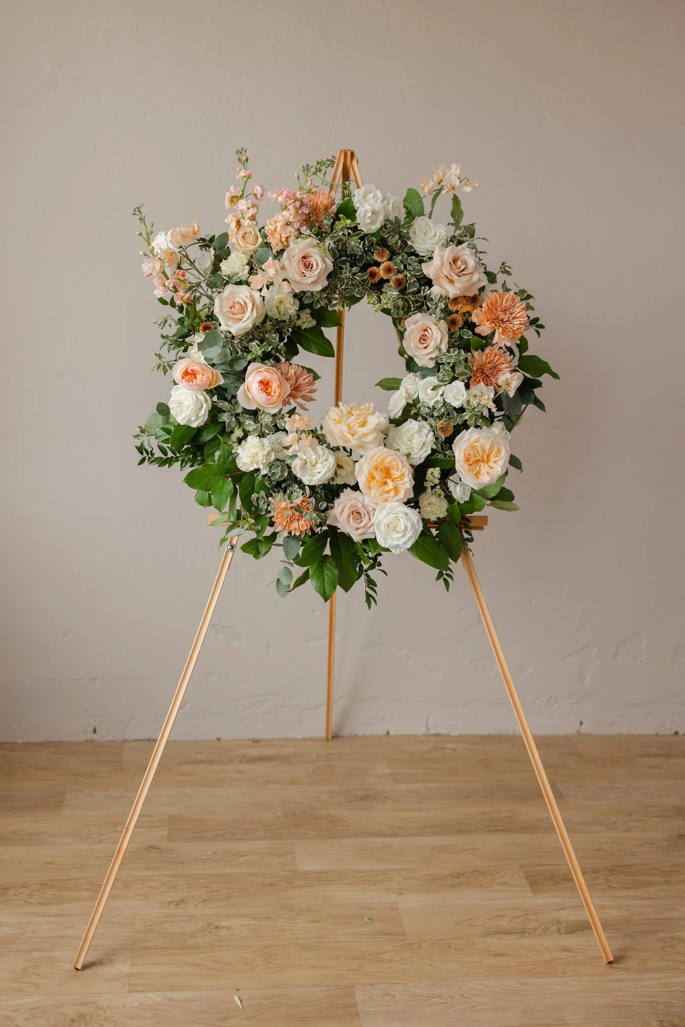Standing Wreath and Easel