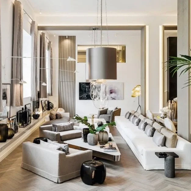 Interior Inspo || The Queen of Taupe @kellyhoppen . 
Image Source: Unknown .
.
.
#kellyhoppen #taupe #luxury #interiordesign #interiors #livingroomdecor #livingroom #white #luxe #designer #interiorismo