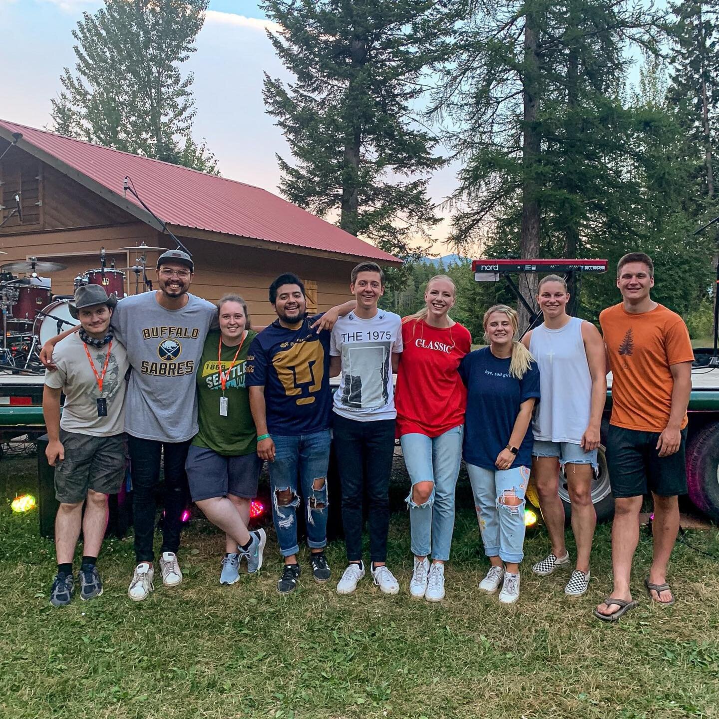 This team just wrapped up playing 3 weeks of summer camps! We are so thankful to Montana Student Ministries for blessing us so much this month. We love you, Montana students!
