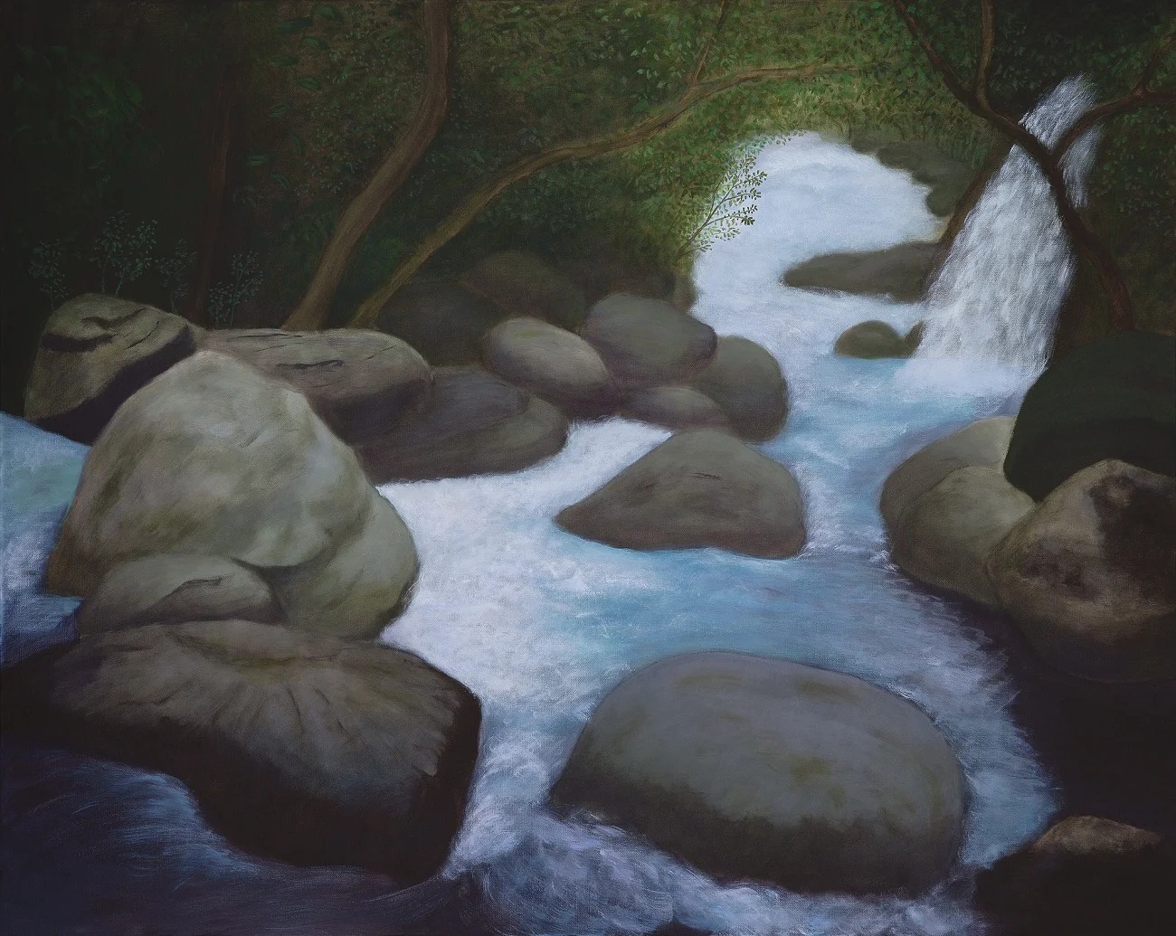HongMi-jen,洪米貞,颱風後平等走溪,2011.jpg