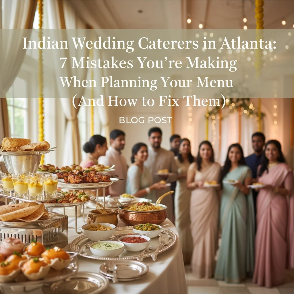 South Asian Wedding Catering: 7 Mistakes You're Making When Planning Your Menu (And How to Fix Them)
