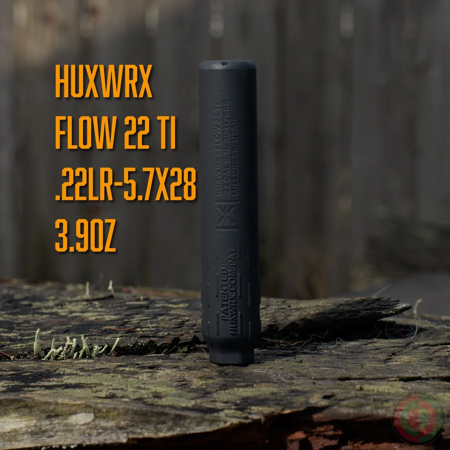 HUXWRX Flow 22 Ti will handle your rimfire needs from .22LR - 5.7x28 #silencer #shotshow