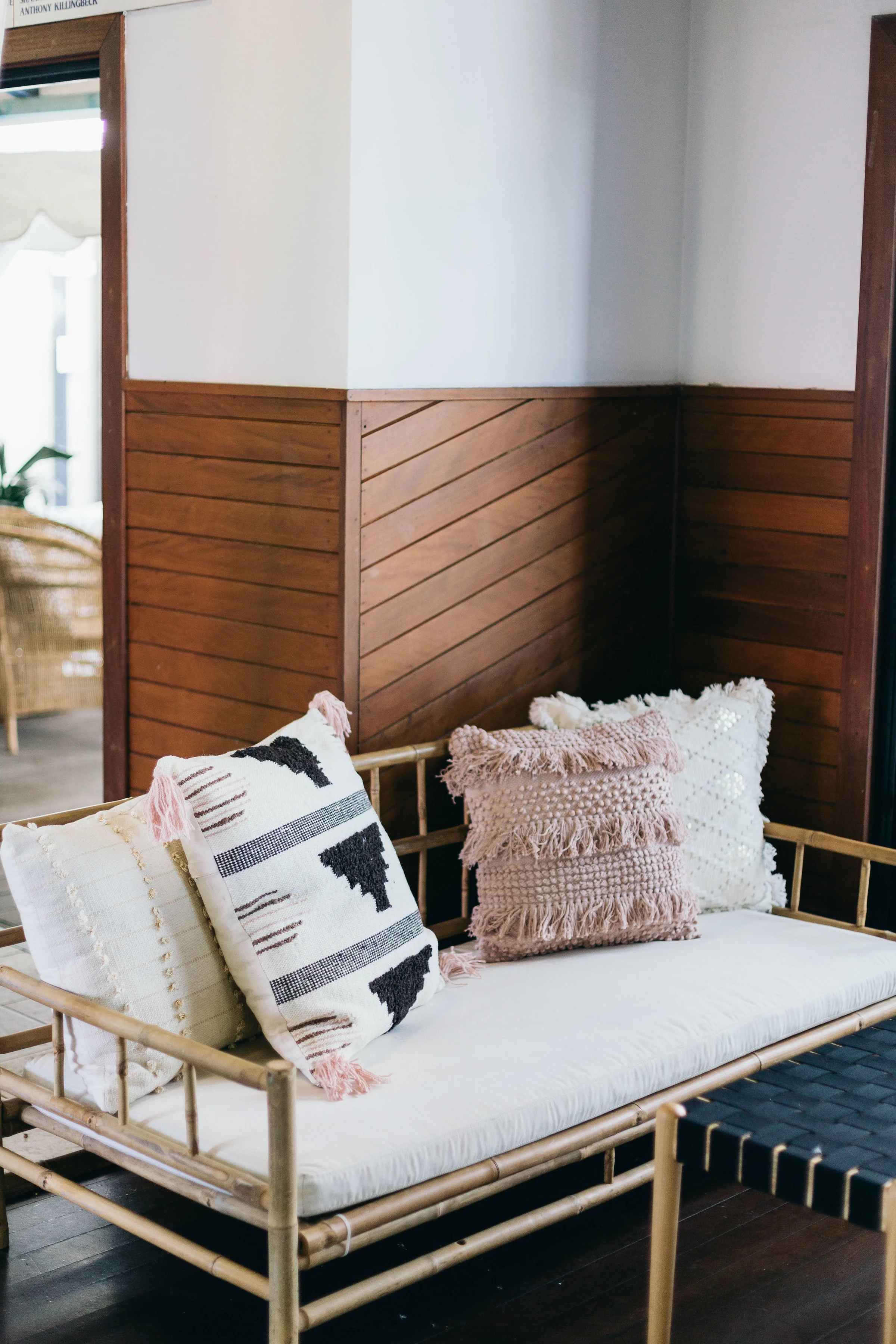 Pink Textured Cushion