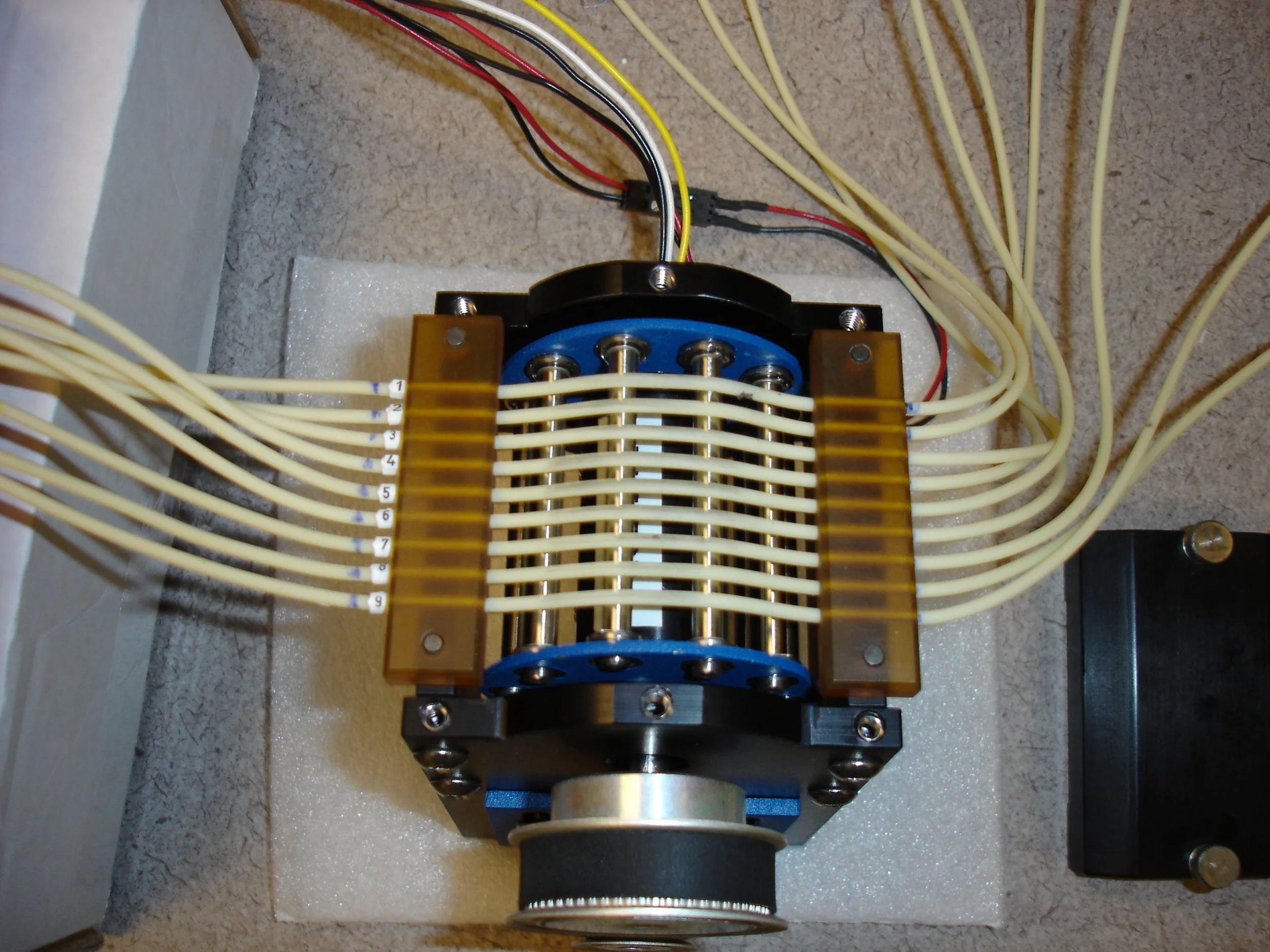 Nine-channel custom peristaltic pump
