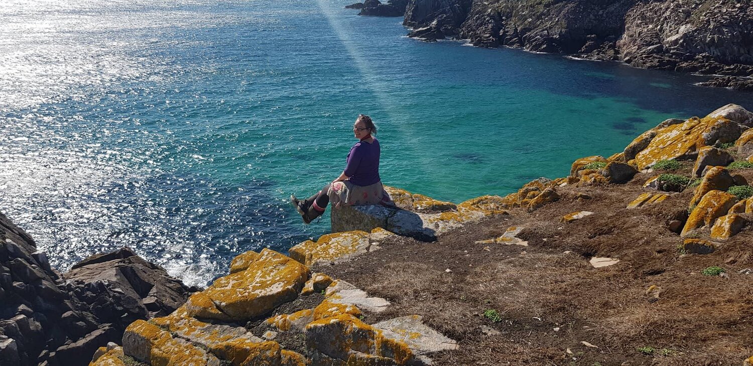 Sitting on the edge - Saltee Islands off Kilmore Quay - September 2018