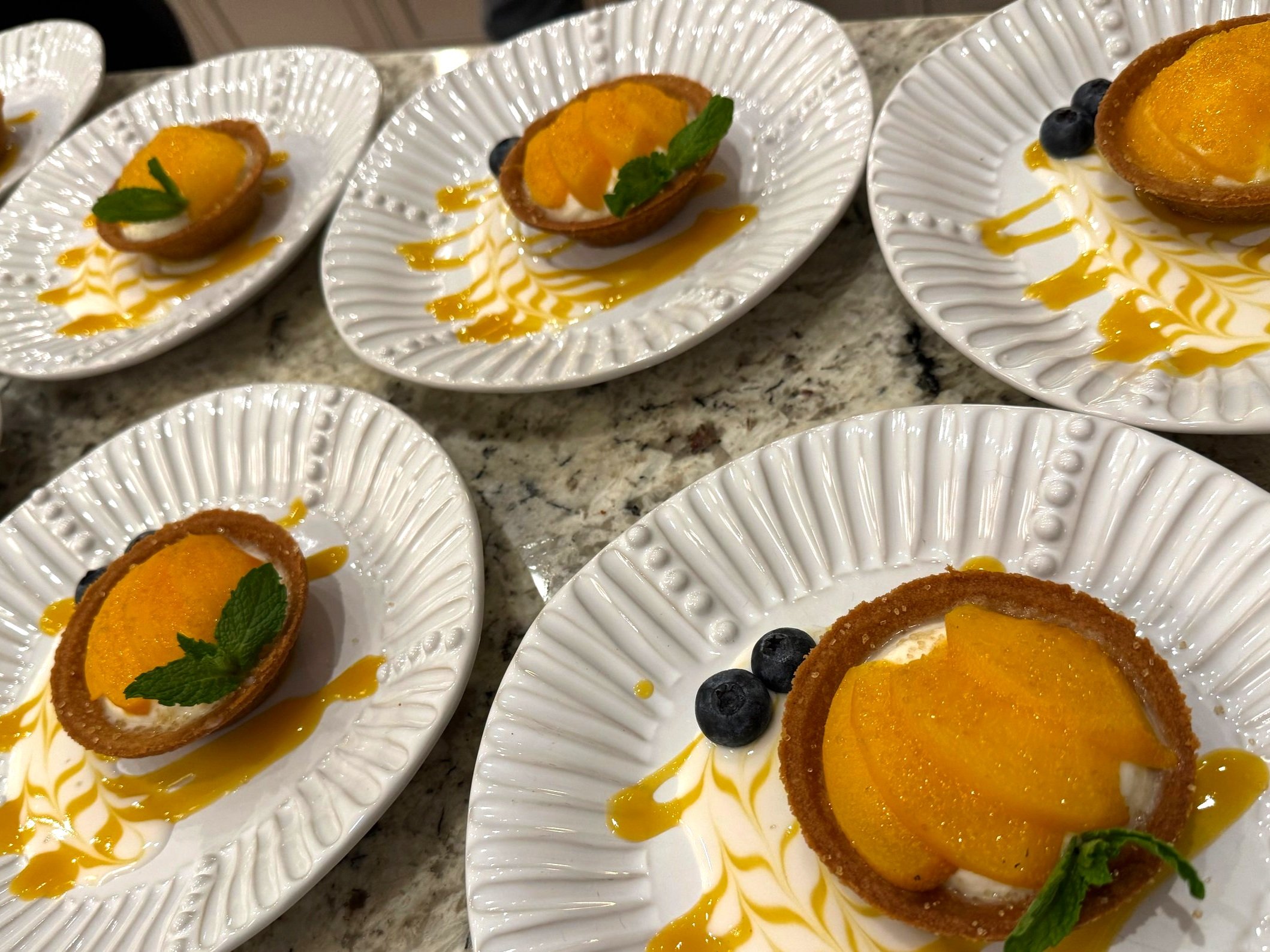 Tuscan Ricotta Peach Tart