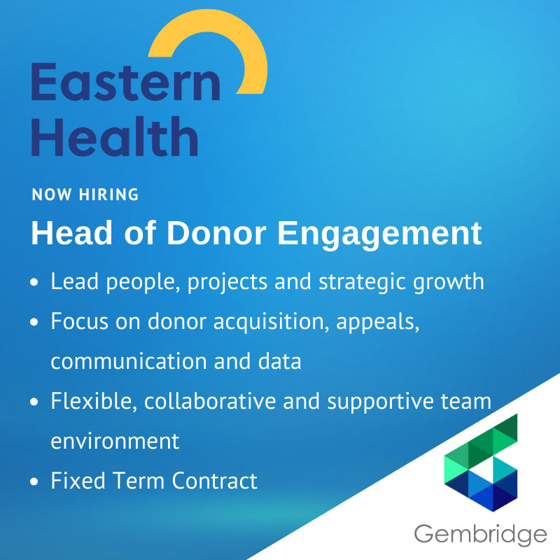 Head of Donor Engagement