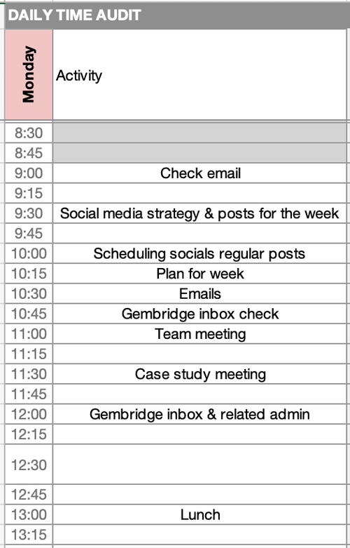 Dissecting a Workday… Every 15 Minutes — Gembridge