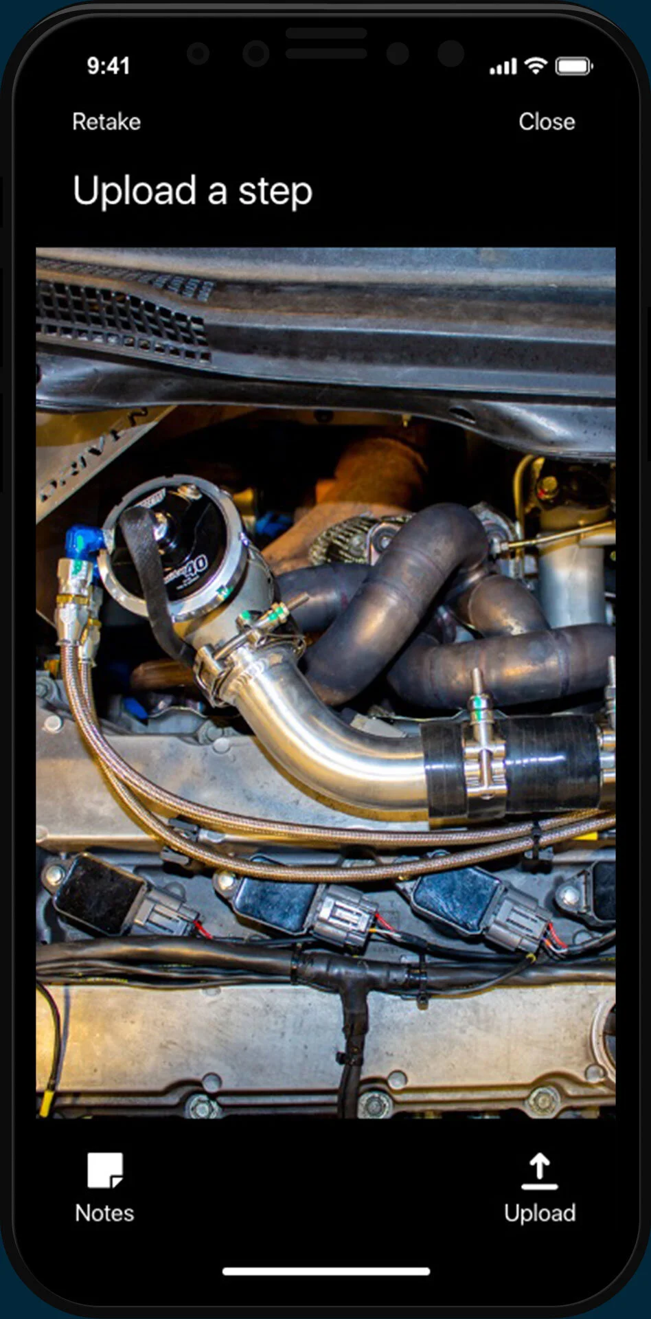 1b: User adds a Notes to photo